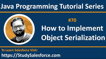 70 Java | How to implement object serialization using serializable interface  in java