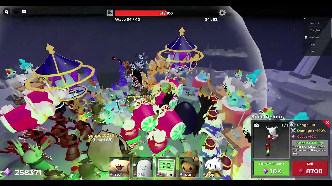 Beating the 2nd hardest map in tower heroes