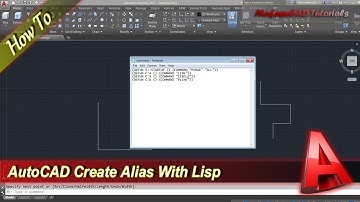 Autocad Tutorial How To Create Your Own Alias Command With Lisp