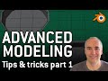 Advanced modeling techniques in blender part 1 ep19a