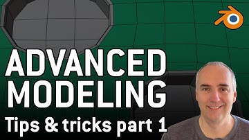 Advanced modeling techniques in Blender Part 1 EP19a