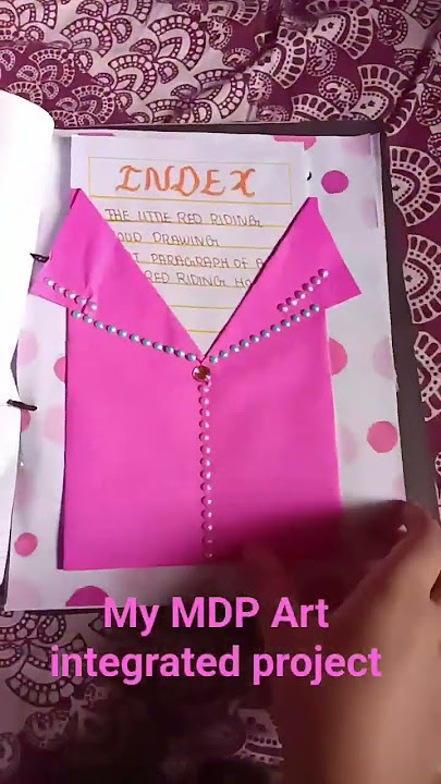 My MDP Art integrated project.#project #art #like #youtubeshorts #youtube #diy