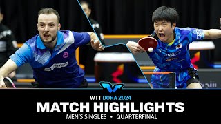 Simon Gauzy vs Tomokazu Harimoto | MS QF | WTT Contender Doha 2024