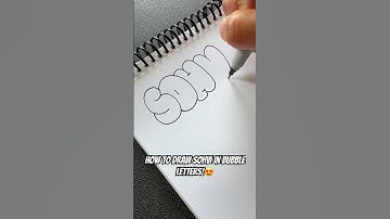 Sohvi in bubble letters!😍 #art #satisfyling #drawing #fyp #viral #names