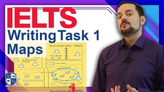 IELTS Writing Task 1 - Two Maps Diagrams - FULL