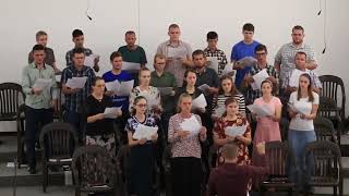 Dort Auf Gatha Stand Ein Alt Rauhes Kreuz Mgr Gemeinde Chor Old Rugged Cross