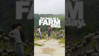 I did a Photoshoot at the MOST BEAUTIFUL Farm in Japan #shorts