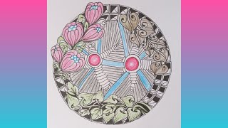 Arukas Pattern// Zentangle in Arukas Patterb// tangle pattern