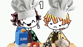 Multifandom chef~🖤⭐ Capitulo 1:Donas🍩~(Tanjiro y zenitsu♥️💛)