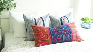 Hmong pillow by orientaltribe11 on etsy