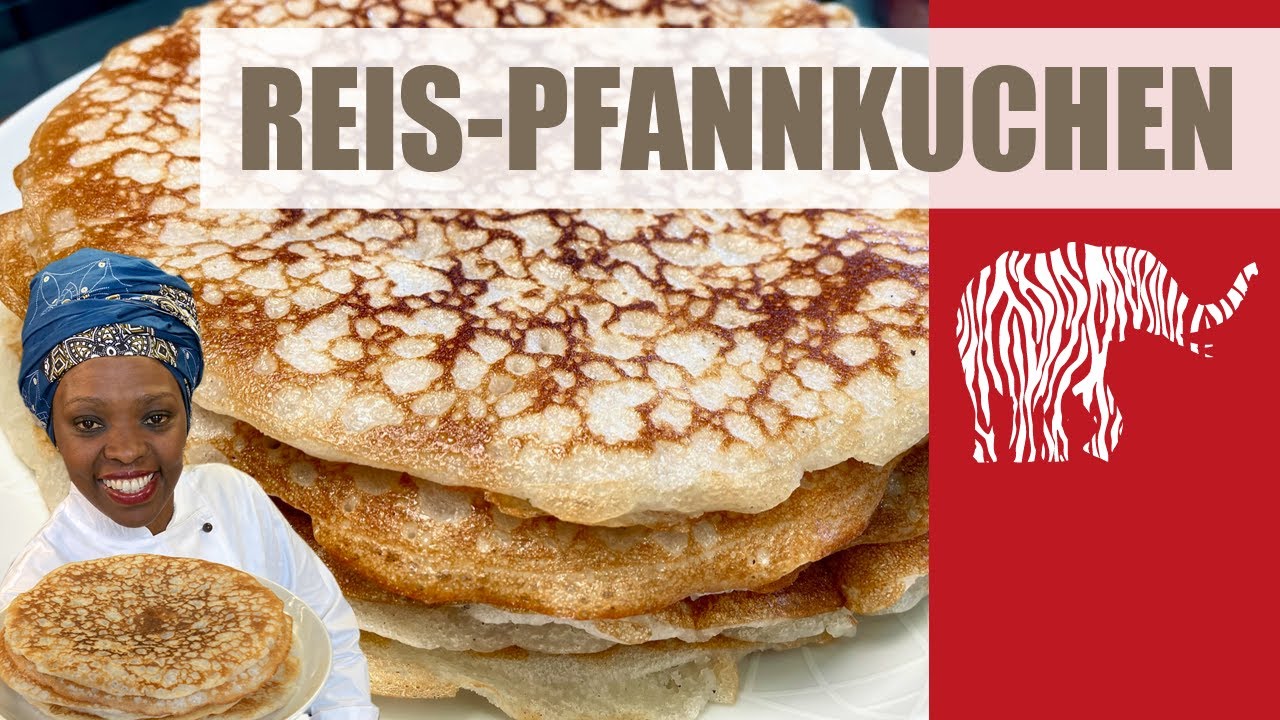 Vibibi - kenianische Kokos-Reis-Pfannkuchen (VEGAN)