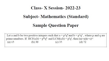 Let a and b be two positive integers such that a = p3q4 and b = p2q3 ,