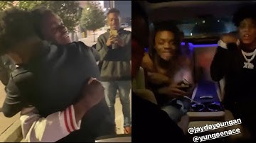 Yungeen Ace Welcomes Home JayDaYoungan From Jail In A Maybach