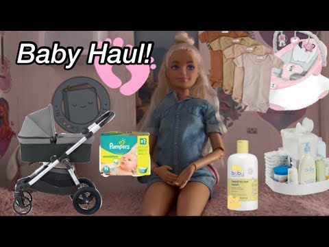 Pregnant Barbie Dolls HUGE Baby Haul My Mini Baby Unboxing