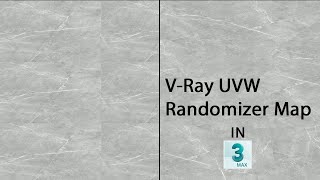 V-Ray UVW Randomizer Map in 3ds Max 2021 screenshot 1