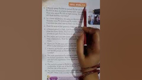 Class 4 Maths Exercise 3.5