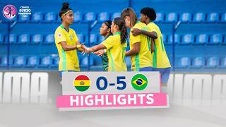 BOLIVIA vs. BRASIL [0-5] | RESUMEN | CONMEBOL SUB20 FEMENINA 2026 | FASE DE GRUPOS