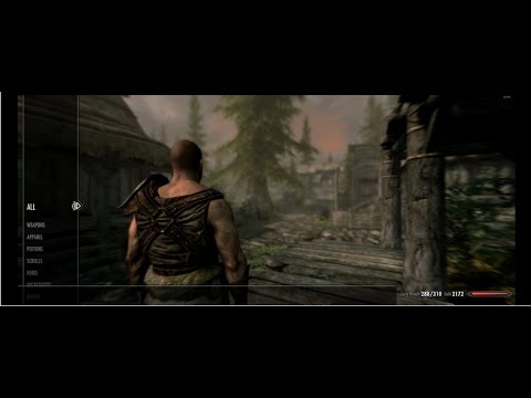 Skyrim Special Edition 21 9 Ultrawide Gameplay Hud Fixed Youtube