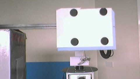 eye-to-hand IBVS visual servoing, 4 image feature points.