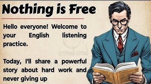 Nothing is Free || Learn English Through Story Level 1 🔥 || English Listening Practice ✅