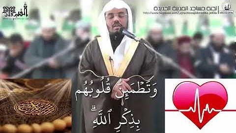 تلاوات للراحة النفسية مقتطفات هادئة رائعة للقارئ ياسر الدوسري