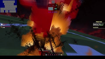 Regular pvp video with a Nohboard keyboard display