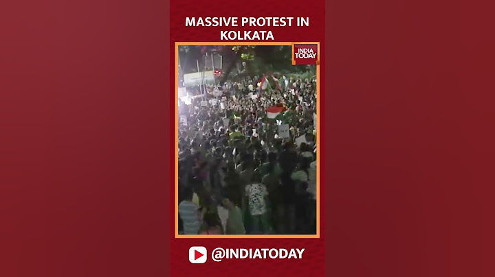 Massive Protest In Kolkata | Kolkata Rape Case | India Today News