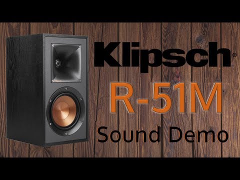 Klipsch R-51M [Sound Demo]