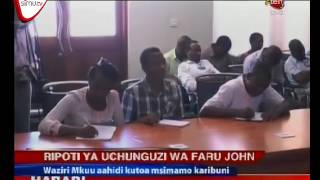 Ripoti Ya Kifo Cha Faru John Yatolewa