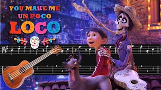 Anthony Gonzalez, Gael García Bernal - Un Poco Loco  (🔴Double Bass Tabs | Notation) @ChamisBass