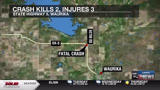 Sunday crash in Waurika leaves 2 dead, 3 in critical condition