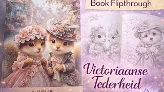 👉 Victoriaanse Tederheid 🌸 Book Flipthrough | Adult Coloring Book | KleurLab screenshot 3