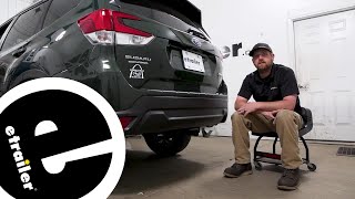 etrailer | Install: Curt Trailer Hitch Receiver on a 2022 Subaru Forester