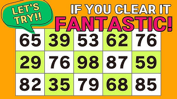 ⟪ Find odd Quiz ⟫ Fun number puzzles! Can you find it? - Brain Tests  - ver.164