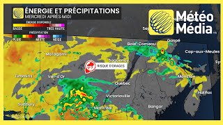 Mercredi orageux : pluies torrentielles à surveiller au Québec