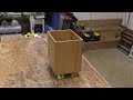 Building a wood waste basket