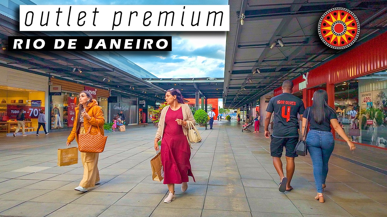 🇧🇷 Walking in OUTLET PREMIUM Shopping — RIO DE JANEIRO, Brazil — 2025 【 4K UHD 】