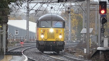 VINTAGE VARIETY at Carlisle Station! Class 37s! Class 56! 15 Nov 22