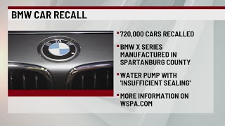 BMW recalls over 720,000 cars