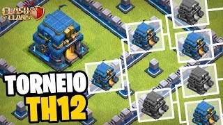 DOMINGÃO DO TORNEIO MATA-MATA CV12! QUARENTENA DOS PTZEIROS! CLASH OF CLANS