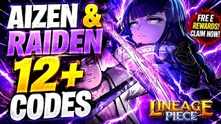 [⛩️AIZEN & RAIDEN] LINEAGE PIECE CODES [ROBLOX]