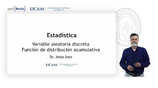 Estadística - Variable aleatoria discreta. Función de distribución acumulativa - Jesús Soto
