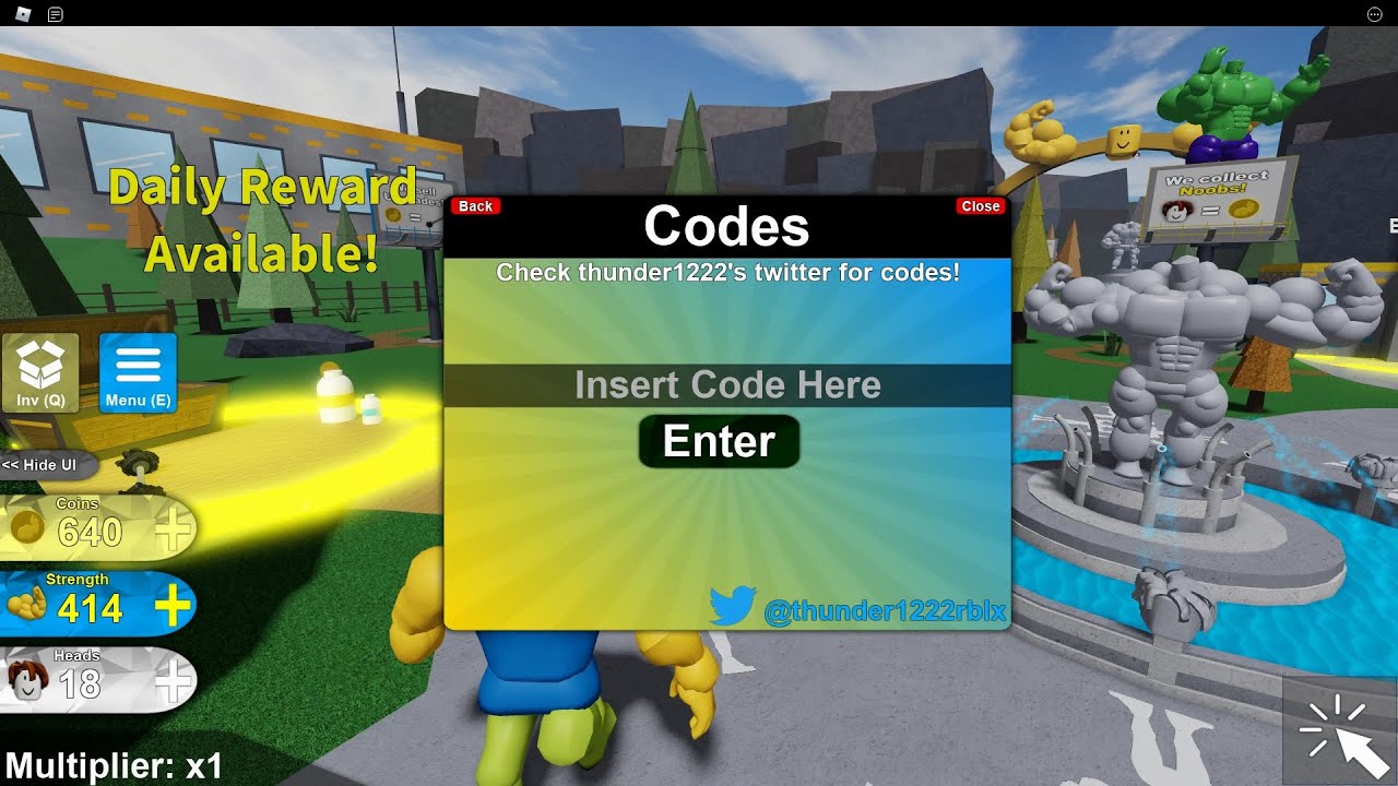 Codes For Noob Simulator Roblox