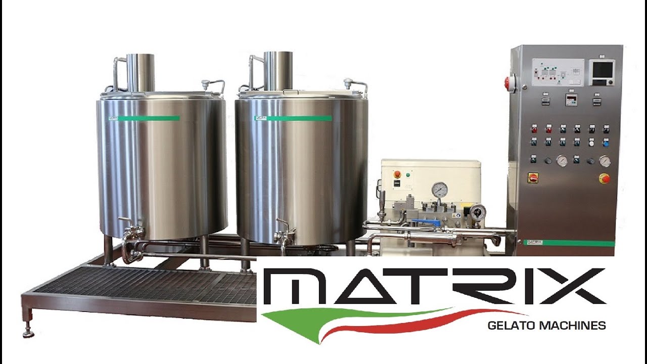 Industrial ice cream equipment - Matrix Gelato Machines