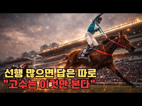 경마 선행마로! "돈 버는 법'은 따로 있습니다!