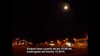 Eclipse Lunar 15 Abril 2014 Colombia
