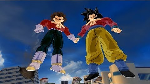 Accel Dance Goku SSJ4 And Vegeta SSJ4.