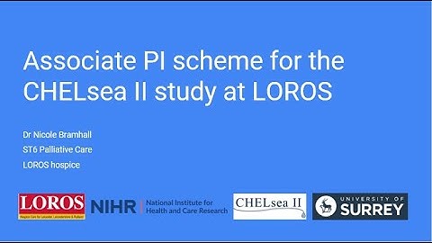 The NIHR associate principal investigator scheme