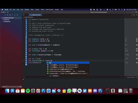 6.Numeric Conversion in Swift - Tamil