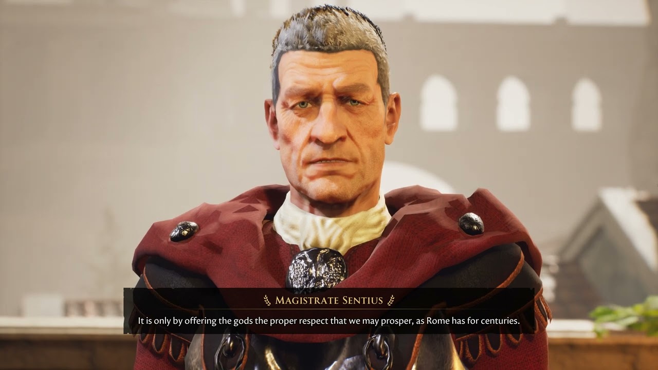 The Forgotten City (2021) 4k PC Gameplay - Magistrate Sentius Chat, Golden Rule Lore